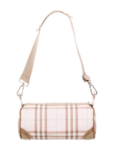 burberry bags pink|Burberry check shoulder bag.